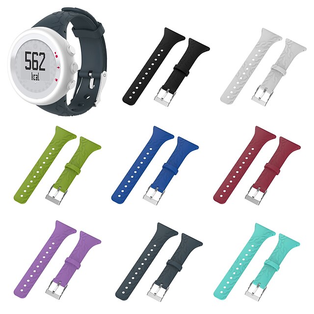  Smart Watch Band for Suunto 1 pcs Sport Band Silicone Replacement  Wrist Strap for Suunto Quest M5 Suunto Quest M4 Suunto Quest M1