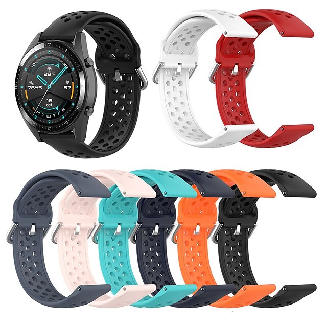  1 PCS Watch Band for TicWatch Sport Band Modern Buckle Silicone Wrist Strap for TicWatch C2 Ticwatch 2 Ticwatch E