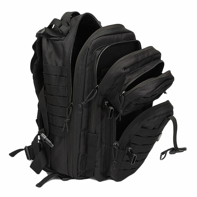  30 l vandringsryggsäck ryggsäck pendlarryggsäck dammtät multifunktionell hållbar slitstyrka utomhuscamping/vandring klättring resande duk löv cp färg djungel