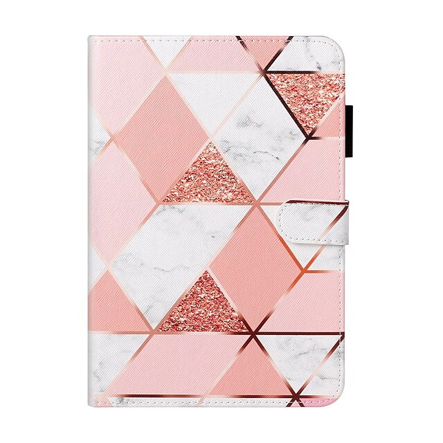 Case For Apple iPad 10.2 / iPad Mini 3/2/1 /Mini 4/5 Wallet / Card Holder / with Stand Full Body Cases Marble PU Leather For iPad Pro 9.7/New Air 10.5 2019/Air 2/2017/2018