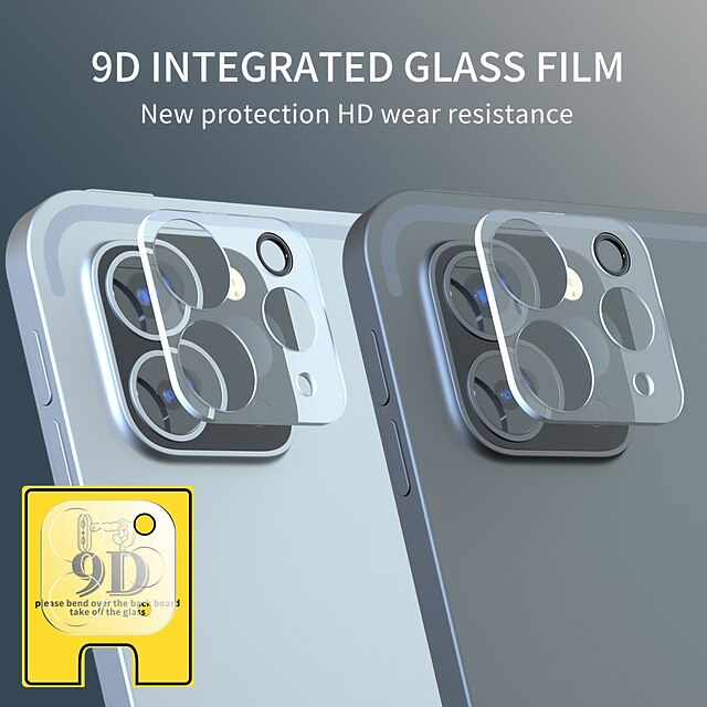  ipad pro 2020用カメラスクリーンプロテクターhdレンズ保護ケースfor ipad pro 11 pro 12.9強化ガラスフィルム2pcs