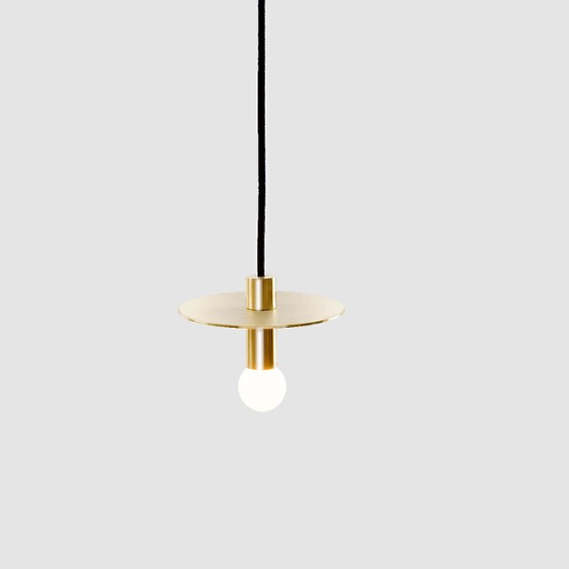 Lights & Lighting Pendant Lights | 23 cm Single Design Pendant Light Metal Geometrical Mini Electroplated Painted Finishes Moder