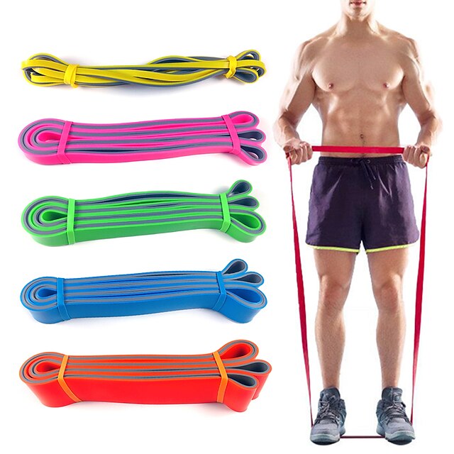  Resistance Bands 1 pcs Sports Latex Home Workout Gym Pilates Eco-friendly Non Toxic Stretchy Durable Strength Training Muscular Bodyweight Training Physical Therapy For Women Men