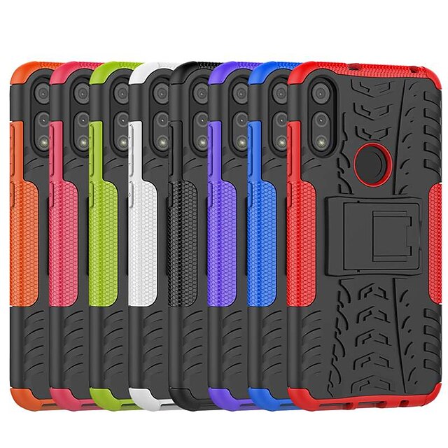  Case For Motorola E7 /G8 Plus /G8 PLAY Shockproof / with Stand Back Cover Armor TPU / PC Case For Moto E6 play / E6 plus / Z4 Play /One Power / P30 Note / G7 Plus / G6 Plus/ G6 Plus/ E5 Plus/ E5 Play