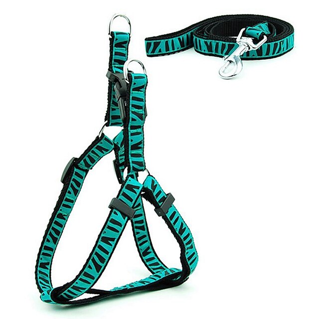  Chat Chien Harnais Laisses Respirable Ajustable / Réglable Doux Course Veste Pour tous les jours Sécurité Couleur Pleine Maille Nylon Violet Jaune Rouge Vert foncé Bleu