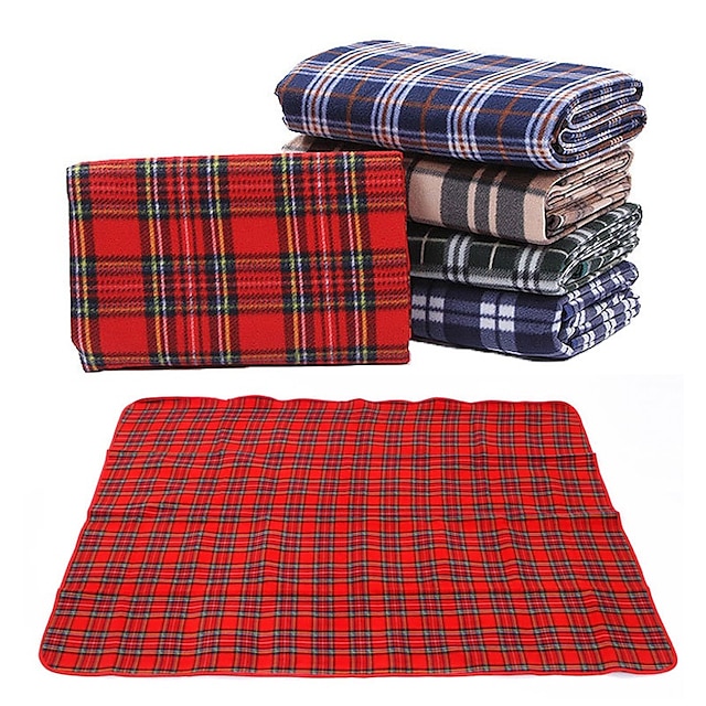  Picnic Blanket Outdoor Camping Anti-Slip Wearable Plush Fabric 150*250 cm for 5 person Climbing Camping / Hiking / Caving Traveling Spring Summer Green