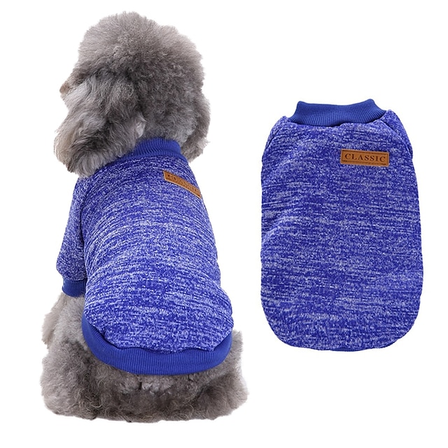  sweter dla psa ubrania dla szczeniąt paski zimowe ubrania dla psów ubrania dla szczeniąt stroje dla psów fioletowy czerwony ciemnofioletowy kostium dla corgi husky yingdou golden retriever