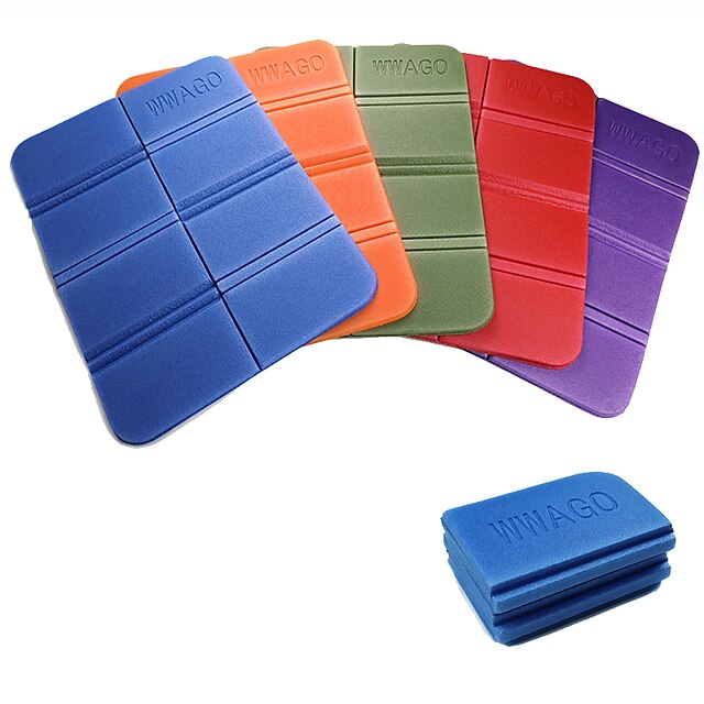  Cushion Camping Foam Pads Outdoor Camping Waterproof Portable Moistureproof Foldable XPE 39*30 cm for 1 person Camping / Hiking Hunting Fishing Spring Summer Purple Red Army Green