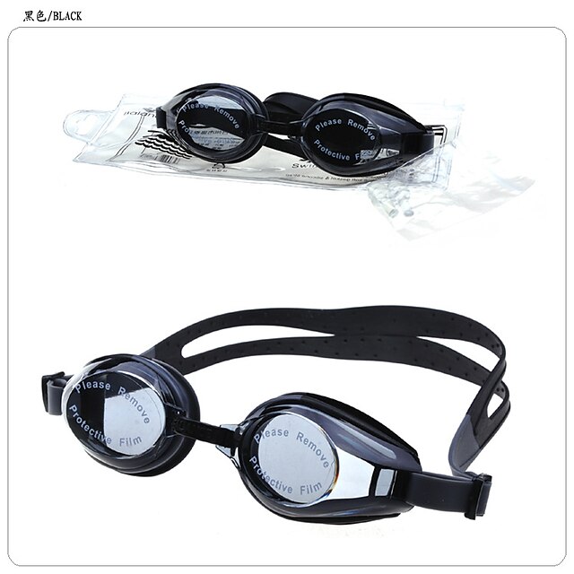  Swimming Goggles Waterproof Anti-Fog UV Protection Mirrored Plated For Silica Gel Nylon Whites Grays Blacks Pink Gray Blue