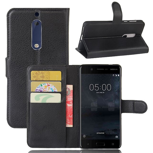  For Nokia 8 / Nokia 9 / Nokia 9 PureView Litchi Texture Horizontal Flip Leather Case with Wallet & Holder & Card Slots