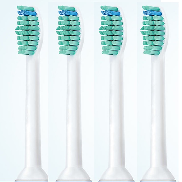  4Pcs/lot Tooth Brush Heads with cap For PHILIPS Sonicare FlexCare Diamond Clean HX6250/6620/3610/6616/6340/3230A/3250A