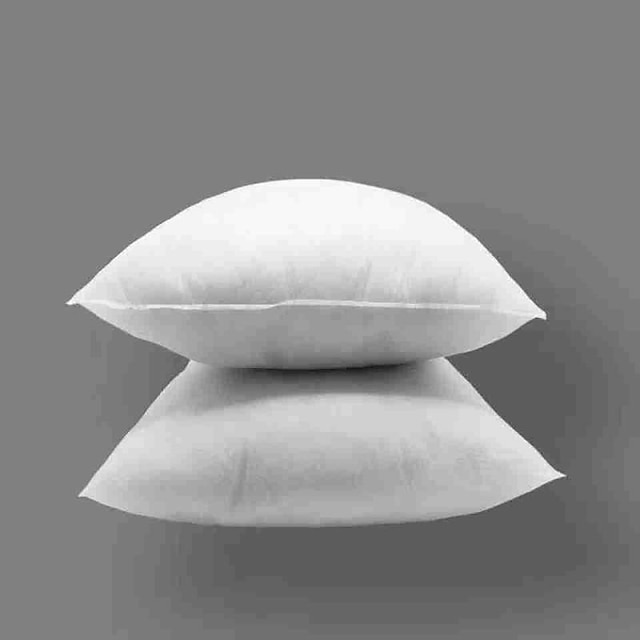  2pcs inserção de travesseiro pacote comprimido de algodão puro branco 50x50cm adequado para fronha tamanho 45x45cm almofada externa para sofá sofá-cama