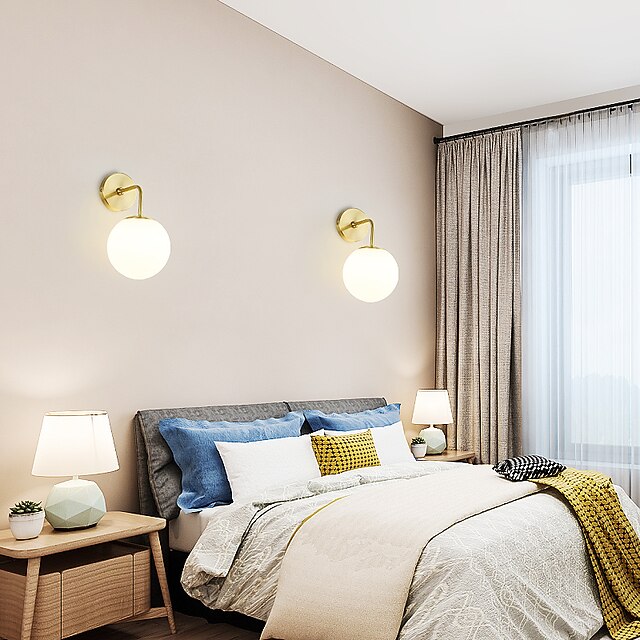 Mini Style Nordic Style Wall Lamps Wall Sconces Bedroom Shops / Cafes Glass Wall Light IP20 220-240V