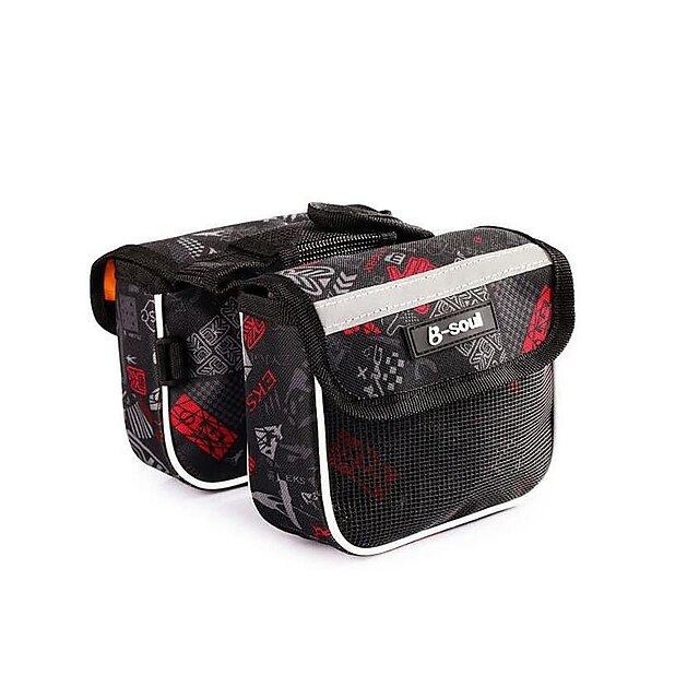  Bolsa para Quadro de Bicicleta 5.8 polegada Ciclismo para Telefones de tamanho semelhante Azul Preto-Vermelho Ciclismo / Moto Ciclismo de Lazer