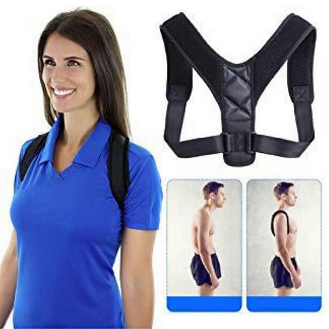  Back Posture Corrector Brace Support Belt Adjustable Clavicle Spine Back Shoulder Lumbar Correction Pain Relief from Neck Back Shoulder
