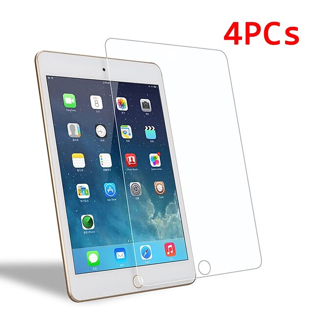  AppleScreen ProtectoriPad Mini 4 9H Hardness iPad Screen Protectors 4 pcs Tempered Glass