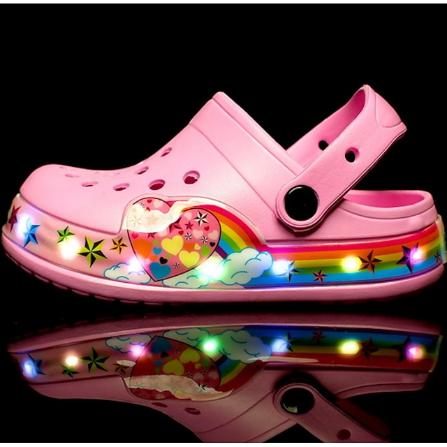  Girls' Sandals Comfort PVC Little Kids(4-7ys) Daily Black Blue Pink Summer