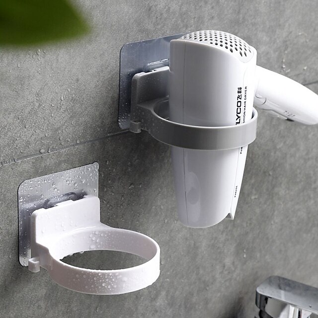 Home & Garden Bath Accessories | Hair Dryers New Design / Self-adhesive Contemporary / Modern ABS+PC 1pc - Bathroom Wall Mounted