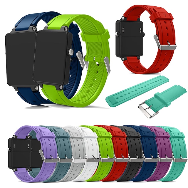  Horlogeband voor Garmin Vivoactieve acetaat Siliconen Vervanging Band Ademend Sportband Polsbandje