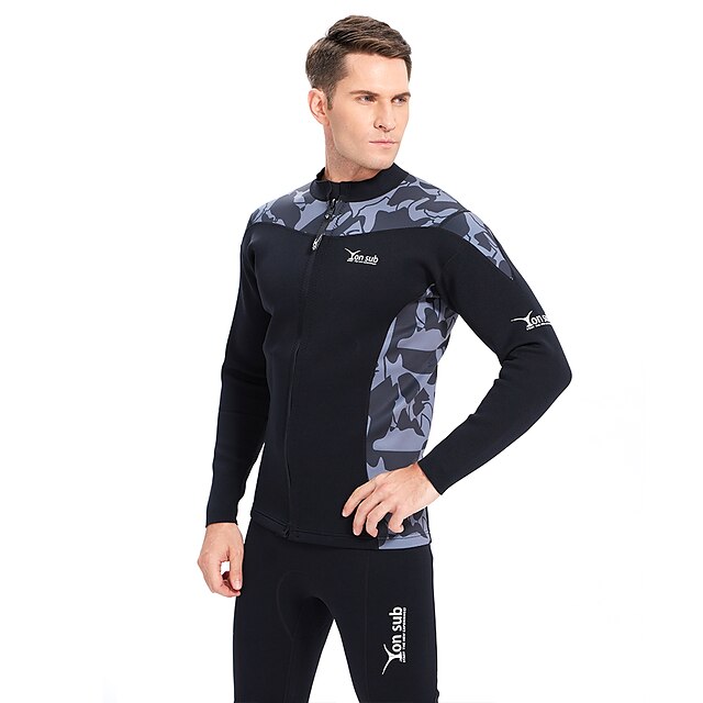 Sports & Outdoors Surfing, Diving & Snorkeling | YON SUB Mens Full Wetsuit 2mm Neoprene Diving Suit Thermal Warm UPF50+ Breathab