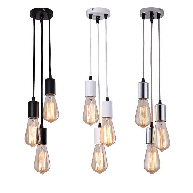 Lights & Lighting Pendant Lights | 12 cm Cluster Design Pendant Light Metal Electroplated Vintage Nordic Style 220-240V - VW9452