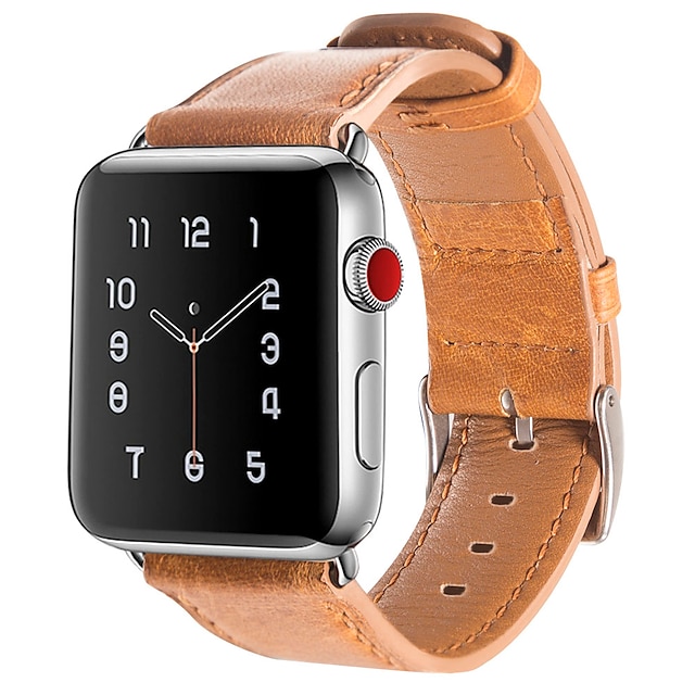  Παρακολουθήστε Band για Apple Watch Series 5 / Apple Watch Series 4/3/2/1 Apple Business Band Γνήσιο δέρμα Λουράκι Καρπού