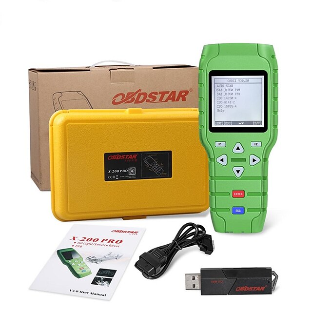  OBDSTAR X-200 X200 Pro AB Type for Oil Reset  OBD Software  EPB Function Update Online