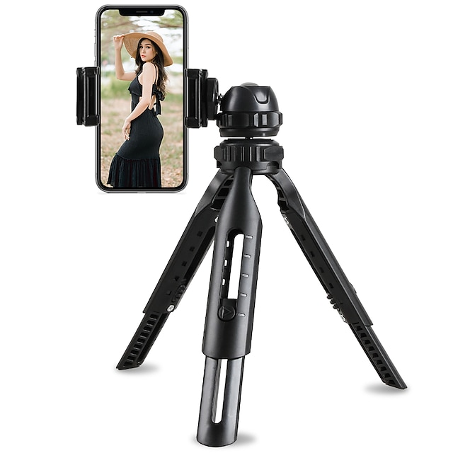 Mobile phone tripod desktop stand telescopic tripod stable photo taking and video multi-functional stand
