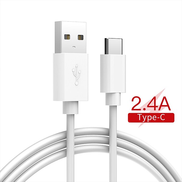  Type-C Til Lightning Kabel 2.5 A Normal / Højhastighed / Hurtig opladning ABS + PC Kabel Til MacBook / iPad / Samsung