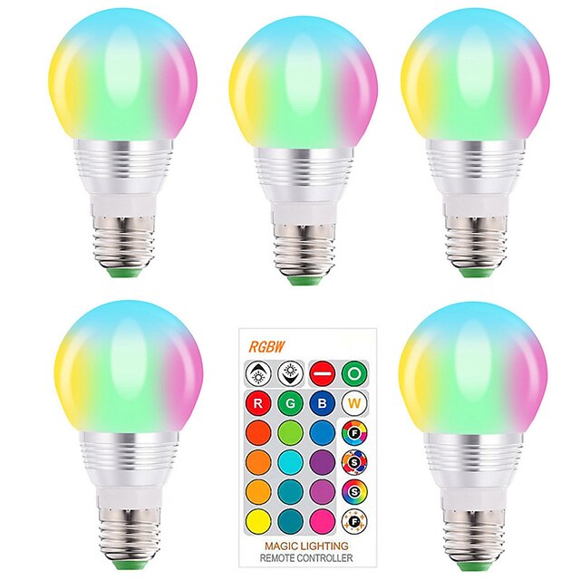4-12PCS GU10 4W 16 Color Changing RGB Dimmable LED Light Bulbs Lamp Remote Spot