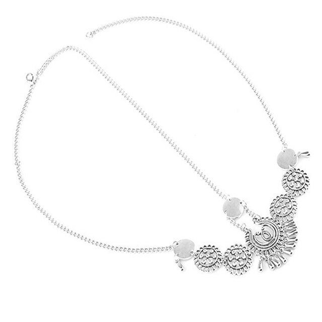  Women's Hair Jewelry For Festival Alloy Silver 1pc