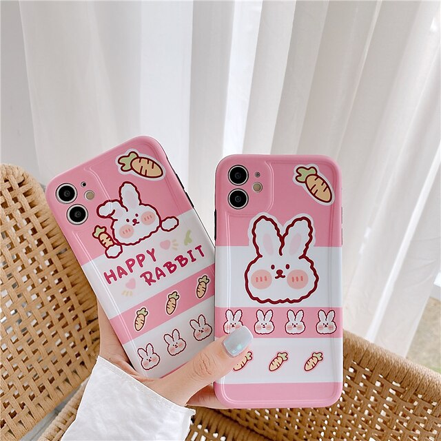  Japanese Cartoon cute rabbit doll Phone Case For iPhone XS 11 Pro MAX case silicone cover For iPhone 7 7Plus 8 Plus X XR xs 2020 Case