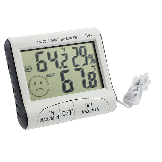  DC103 Digital LCD Portable Indoor Outdoor Thermometer Hygrometer