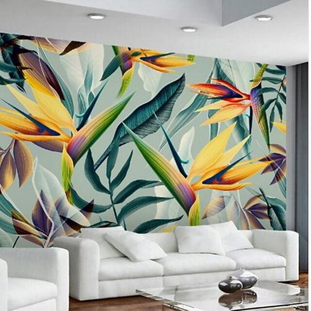 Mural Wallpaper Wall Sticker Covering Print Adhesive Required Tropical ...