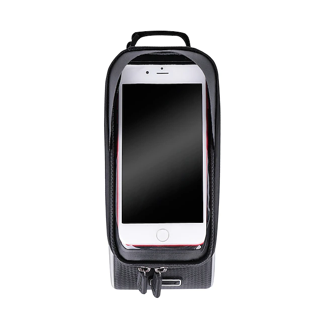 Wheel up Cell Phone Bag Bike Frame Bag Top Tube 6 inch Touchscreen ...