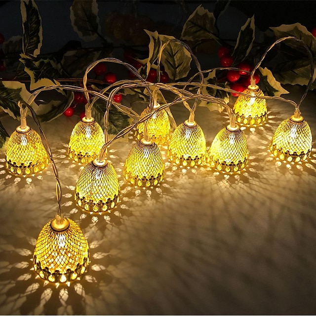 1.5/3m 20 LED Pine Cone String Light Lamp Wedding Party Decoration 