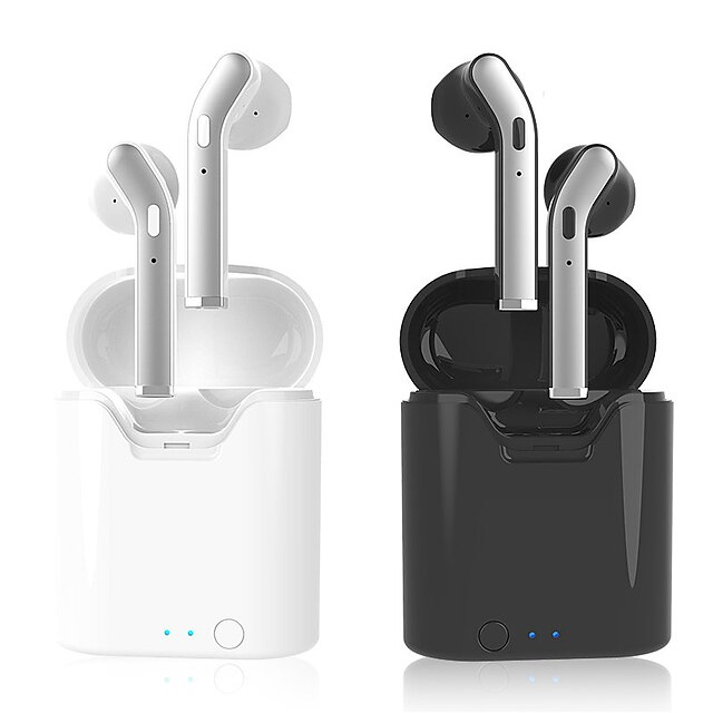  LITBest H17T Drahtlose Ohrhörer TWS-Kopfhörer Kabellos Stereo Mit Mikrofon Mit Lautstärkeregelung Mit Ladebox Auto Pairing für Handy
