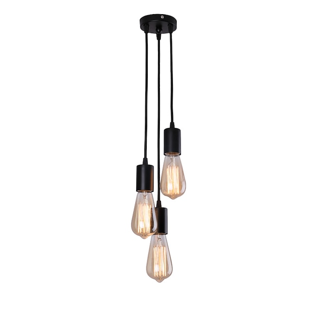 Lights & Lighting Pendant Lights | 12 cm Cluster Design Pendant Light Metal Electroplated Vintage Nordic Style 220-240V - VW9452