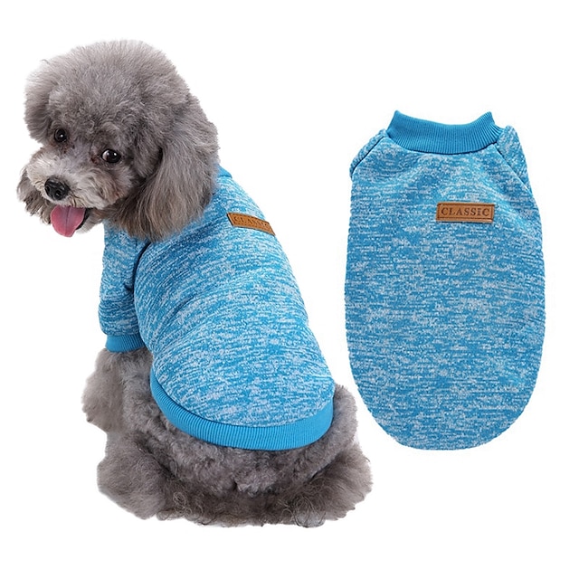  cappotto per cani, vestiti per cani da compagnia maglieria maglioni per cani morbido ispessimento caldo camicia per cani da cucciolo maglioni invernali per cuccioli di cane per cani