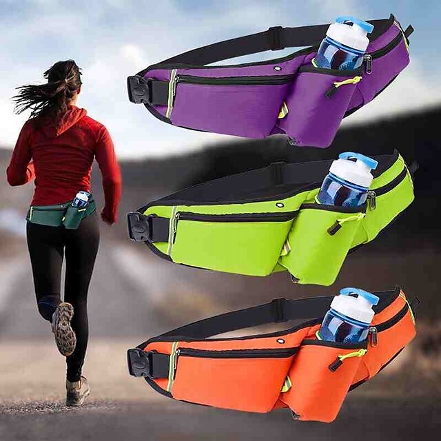 Walking US-Black, Small and Workout Gym Traveling Fitness Fanny Pack Running Belt Bag TRAN Waist Pouch for Running Cycling 