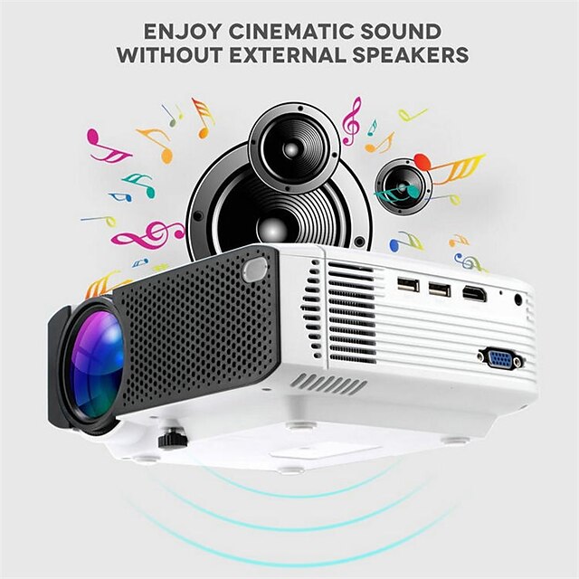  E400 Basic Version 1600 lms Mobile Phone Projector Home Wireless Home Theater and Entertainment