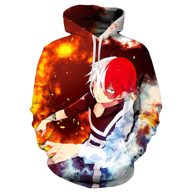 Toys & Hobbies Cosplay & Costumes | Inspired by My Hero Academia Boko No Hero Cosplay Costume Hoodie Terylene Print Printing Hoo