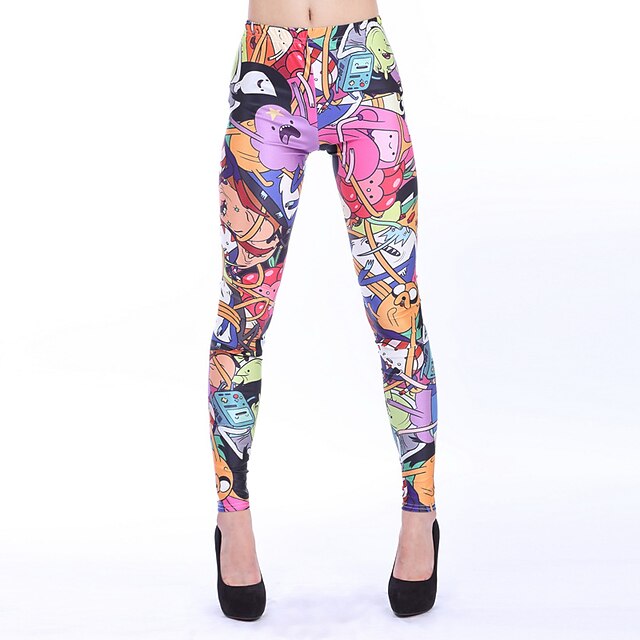  Inspired by Adventure Time Pants Spandex Printing Pants For Women's