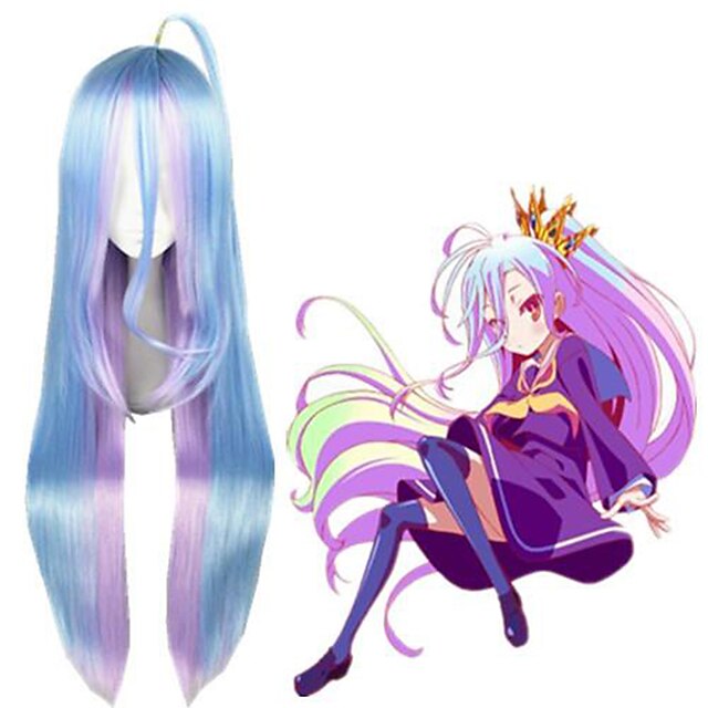 Beauty & Hair Wigs & Hair Pieces | Cosplay Costume Wig Cosplay Wig Shiro No Game No Life kinky Straight Cosplay Asymmetrical Wig