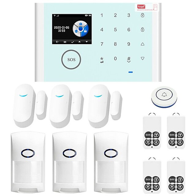  CS118 Others / Home Alarm Systems / Alarm Host GSM + WIFI Platform GSM + WIFI Wireless Keyboard / SMS / Phone 433 Hz for