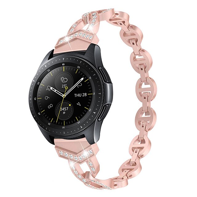  Women Diamond Bracelet for ticwatch pro/ticwatch E2/ticwatch S2 TICWATCH 2 /TICWATCH E/ticwatch C2 Quick Release Strap Metal Wrist Belt