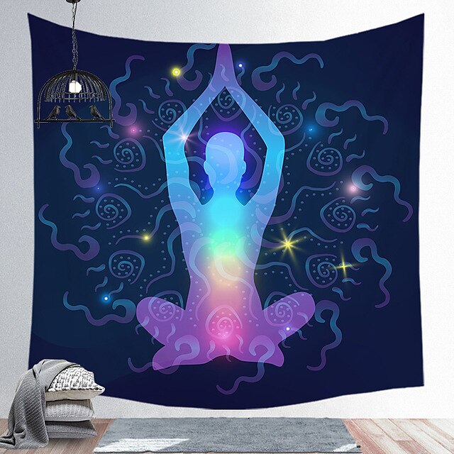  Mandala Bohemian Wall Tapestry Art Decor Blanket Curtain Hanging Home Bedroom Living Room Dorm Decoration Boho Hippie Psychedelic Floral Flower Lotus Buddha Indian