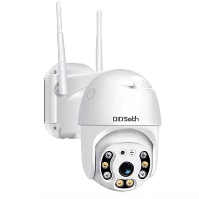  DIDseth HD 1080P Full-color Night Vision IP Cameras 2 mp Wifi Mini PTZ  Cameras Outdoor Wireless CMOS Zoom Speed Dome CCTV Waterproof SecurityTwo-Way Audio Home Surveillance cameras