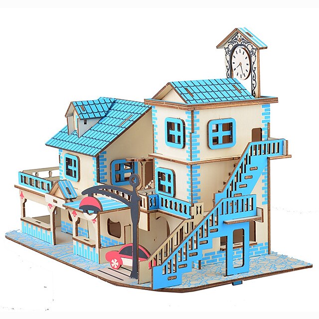  35 pcs Casa 3D Puzzle Puzzle per adulti Adorabile Interazione tra genitori e figli Jumbo Per bambini Per adulto Giocattoli Regalo