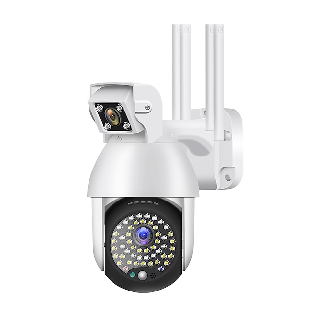  50 Light 1080P Outdoor Wifi PTZ IP Camera  2MP IP Camera Outdoor Security IP66 Waterproof Night Vision YCC365 APP Max Support TF Card 128G